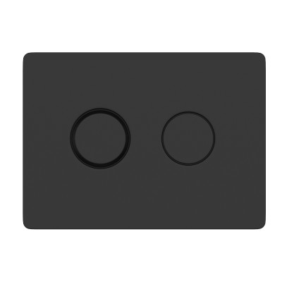 Кнопка ACCENTO CIRCLE для AQUA 50 пневматическая пластик черный матовый