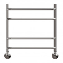 Полотенцесушитель водяной Point PN09155 П4 500x500, хром