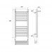Полотенцесушитель электрический Point PN10158SPE П11 500x800 с полкой левый/правый, хром Полотенцесушитель электрический Point PN10158SPE П11 500x800 с полкой левый/правый, хром