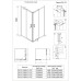 Душевой угол Veconi Rovigo RV-10, 1000x800x1950, хром, стекло прозрачное