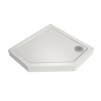 Экран для поддона PP, алюминий, белый, 880x880x100