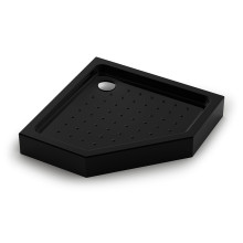 Душевой поддон Veconi Tezeo acrylic TZ-53B, 1000x1000x150, акрил, черный