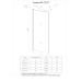 Душевая перегородка Veconi Korato KR-72B, 900x2000, черный, стекло прозрачное