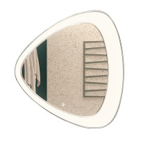 Зеркало AZARIO Edda 700х700 влагостойкое с подсветкой и диммером, с гравировкой (CS00063649)