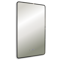 Зеркало AZARIO INCANTO-3 600х1000 часы, подогрев, подсветка с диммером, сенсорный выключатель (LED-00002537)