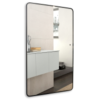 Зеркало AZARIO INCANTO 600х1000 сенсорный выключатель, подсветка с диммером, цвет черный (LED-00002538)