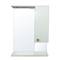 Loranto Моника Зеркало-шкаф 60 со светильником, правостороннее, 600х695х150