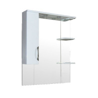 Зеркало-шкаф Loranto Стиль  80 левостороннее, 800х1025х170, белый (CS00024669)