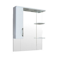 Зеркало-шкаф Loranto Стиль  80 левостороннее, 800х1025х170, белый (CS00024669)