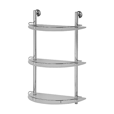 Полка полукруглая с ограничителем 40 см тройная FBS VIZOVICE VIZ 082