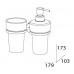 Держатель стакана и емкости для жидкого мыла (стекло) FBS NOSTALGY NOS 008