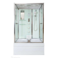 Душевая кабина DTO 120x90 V1245 стекло прозрачное, профиль хром