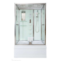 Душевая кабина DTO 120x90 V1245 стекло прозрачное, профиль хром
