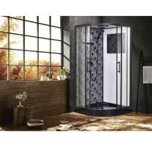 Душевая кабина Esbano Esbano полукруглая 80х80х210 с крышей ESB-80CR.