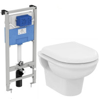 Инсталляция с унитазом Ideal Standard EXACTO X042601 унитаз rimless + инсталляция 3 в 1