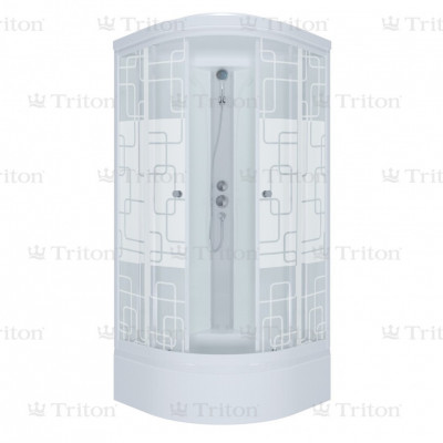Душевая кабина Triton Стандарт В3 100x100 стекло квадраты