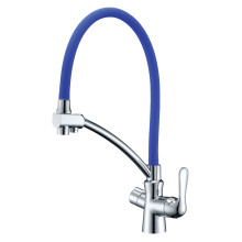 Смеситель Lemark Comfort LM3070C-blue для кухонной мойки с подключением к фильтру для питьевой воды