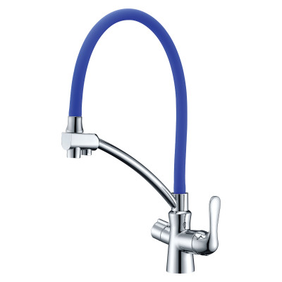 Смеситель Lemark Comfort LM3070C-blue для кухонной мойки с подключением к фильтру для питьевой воды