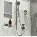 Душевая кабина Niagara Standart ST100/80/15Q/BK 100х80х200 прямоугольник,поддон 15см,распашная,проф.белый,без крыши