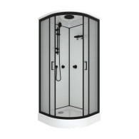 Душевая кабина Triton Прайм-Блэк-Вельвет А 90х90 низкий поддон