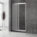 Душевая дверь Veconi Vianno VN-31, 1500х1950, хром, стекло прозрачное