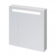 Зеркало-шкаф MELAR 14,5x69,2 с подсветкой универсальная белый																														