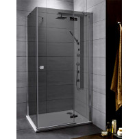 Душевой уголок Radaway Almatea KDJ 120x80 R стекло графит