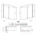 Шторка на ванну Radaway EOS PND 130 L