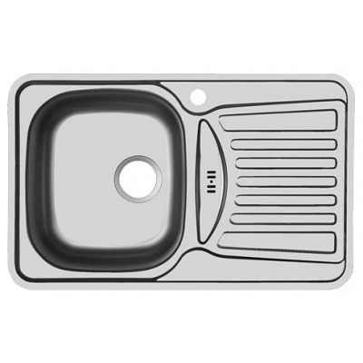 Кухонная мойка из нержавейки Ukinox Comfort COP 778.488-GW8K