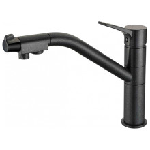 Смеситель Zorg ZR401KF Black Metallic