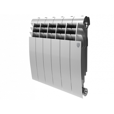 Радиатор Royal Thermo BiLiner 350 /Silver Satin - 8 секц.