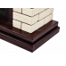 Портал Bricks 25 камень бежевый, шпон темный дуб