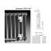 Радиатор трубчатый Zehnder Charleston 3180, 08 сек., 1/2 ниж. подкл. RAL9016 (кроншт. в компл)