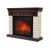 Портал Bricks 25 камень бежевый, шпон темный дуб