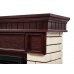 Портал Bricks 25 камень бежевый, шпон темный дуб
