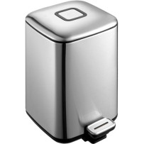 Ведро для мусора Weltwasser WW Mila MT 12L хром матовый