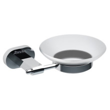Мыльница Ravak Chrome CR 200.00 с держателем X07P187