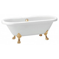 Акриловая ванна BelBagno BB21-ORO ножки золото