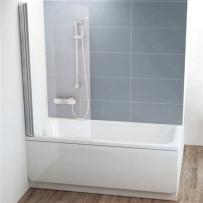 Шторка на ванну Ravak CVS1-80 L Transparent профиль блестящий 7QL40C00Z1