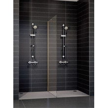 Душевая перегородка Vegas Glass EAF 86 05 05 бронза, 86