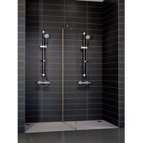 Душевая перегородка Vegas Glass EAF 96 05 01 прозрачное, 96