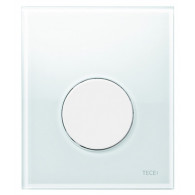 Кнопка слива инсталляций TECE Loop Urinal 9242650 белое стекло