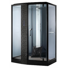 Душевая кабина Orans 150x100 SR-89102LS черная, с баней