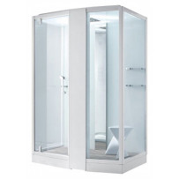 Душевая кабина Orans 150x100 SR-89102RS белая, с баней