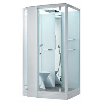 Душевая кабина Orans 120x90 SR-89105LS белая, с баней