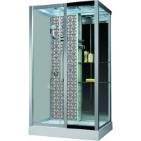 Душевая кабина Niagara Lux 120x80 7713W L серебристый матовый