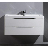 Тумба под раковину подвесная BelBagno Ancona-N 100 bianco lucido подвесная