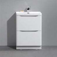 Раковина с тумбой BelBagno Ancona-N 60 bianco lucido напольная