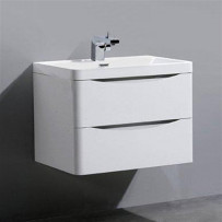 Тумба под раковину подвесная BelBagno Анкона-Н/Ancona-N 80 bianco lucido подвесная