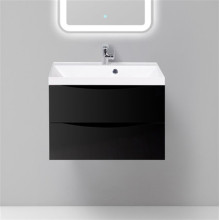Тумба под раковину подвесная BelBagno Marino 70 nero lucido